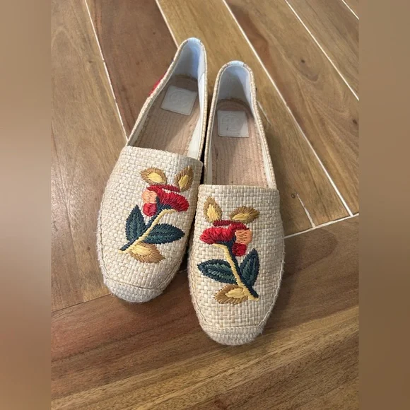 Tory Burch Raffia Flat Espadrilles 9.5 - Picture 2 of 8